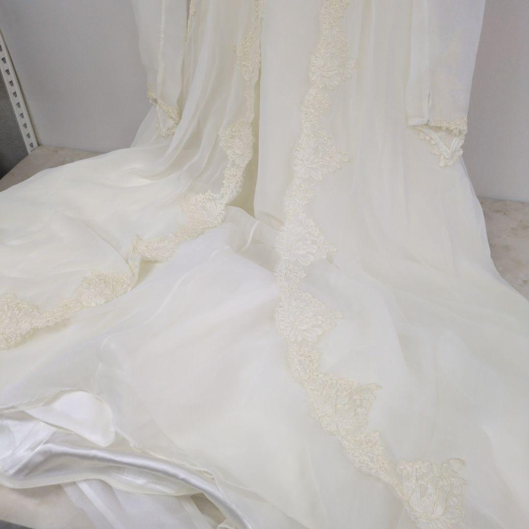 桂由美　ウェディングドレス　ロングスリーブ