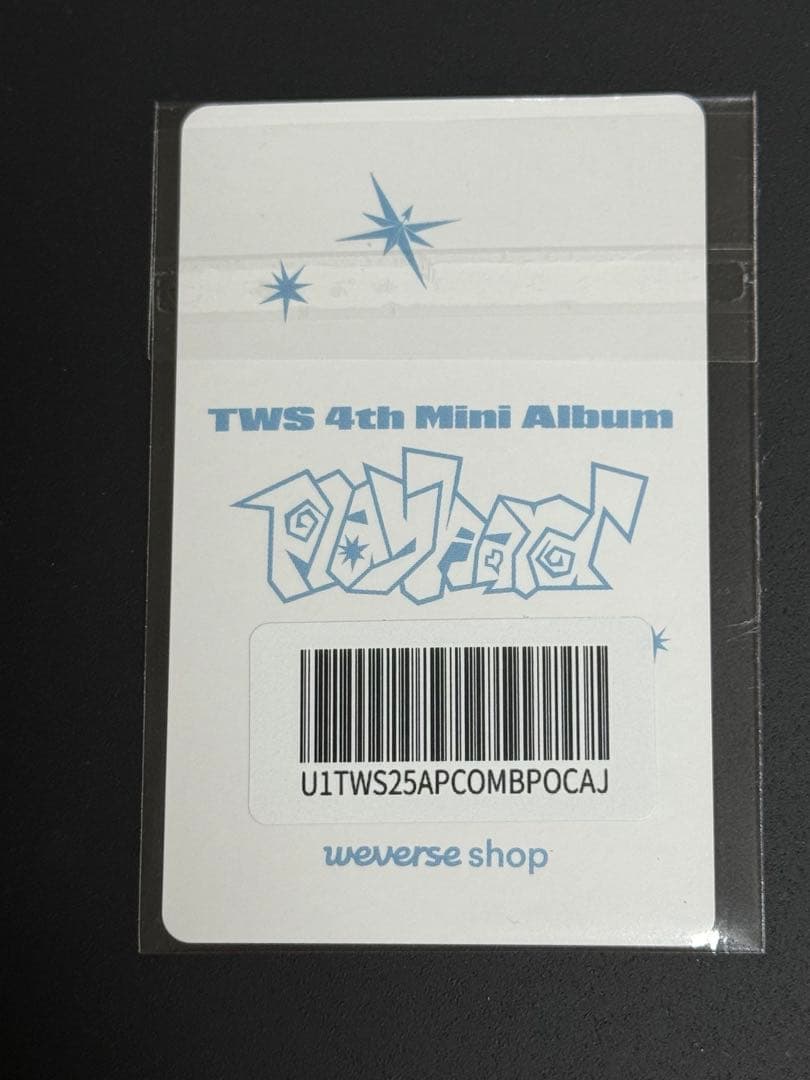 公式 TWS play hard カムバックライブ 特典 ドフン 2枚