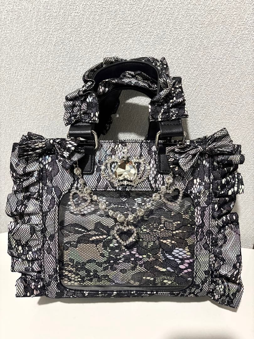 パルエルフィー Palelfy 痛バ オーロラレースミニ姫痛バ ブラック