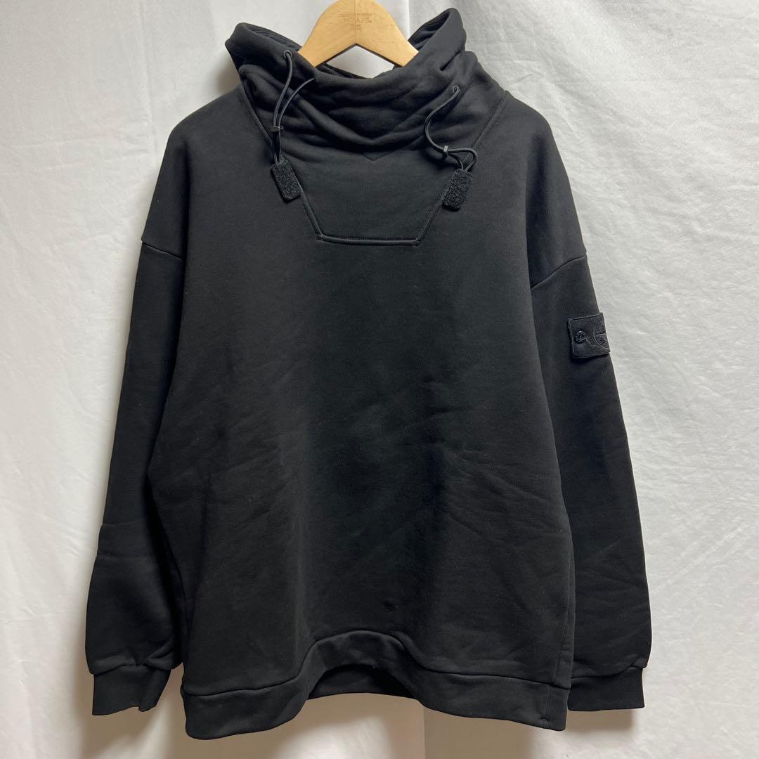 STONE  コットンジャージ スウェットプルオーバーフーディ