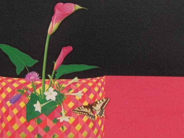 山内滋夫、夏の夜、希少画集画、新品高級額・額装付、状態良好