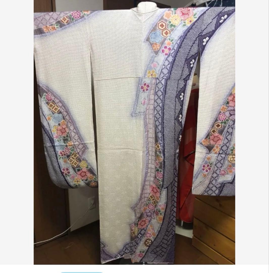 関芳謹製　正絹　総絞り