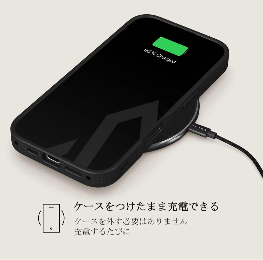 【BURGA】Elite Dark MagSafe iPhone16ケース