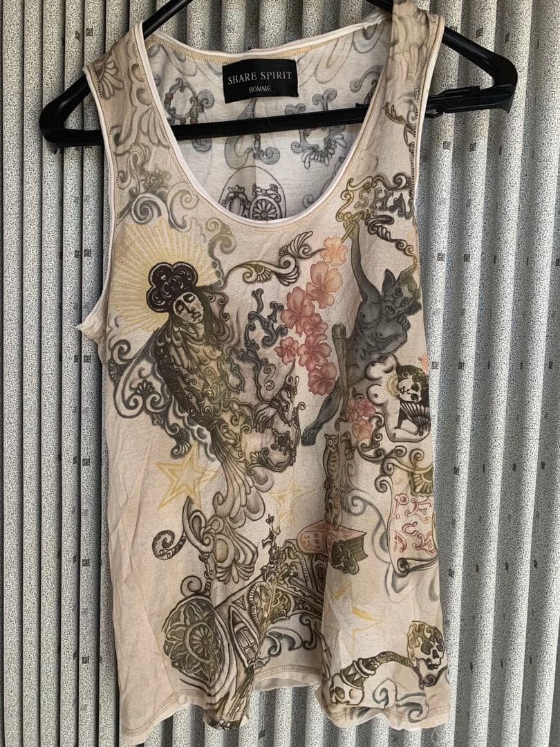 SHARE SPIRIT タンクトップ グラフィックプリント