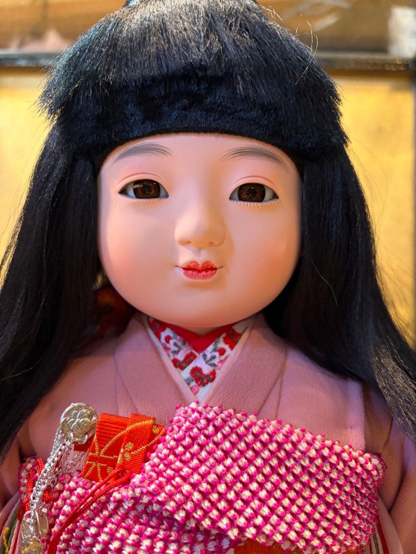 【玉秀作市松人形】竹下景子抄 市松物語 色紙付