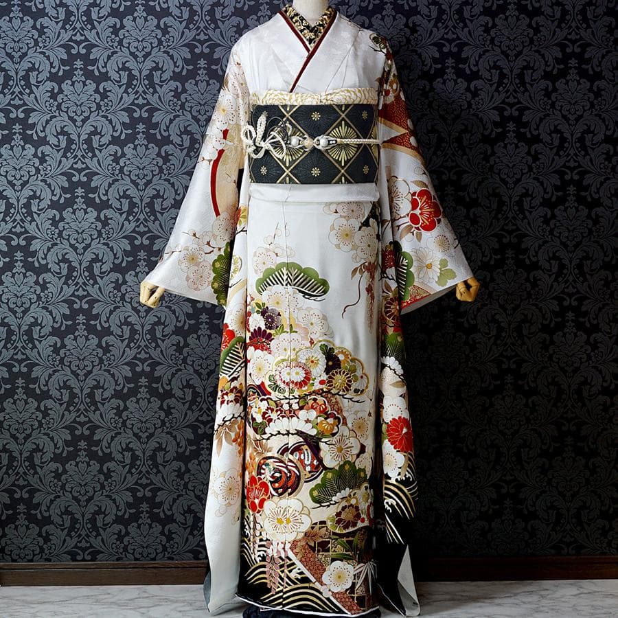 専用　ご予約商品　振袖　襦袢　オーダー仕立て　正統派　古典紋様　白地　成人式
