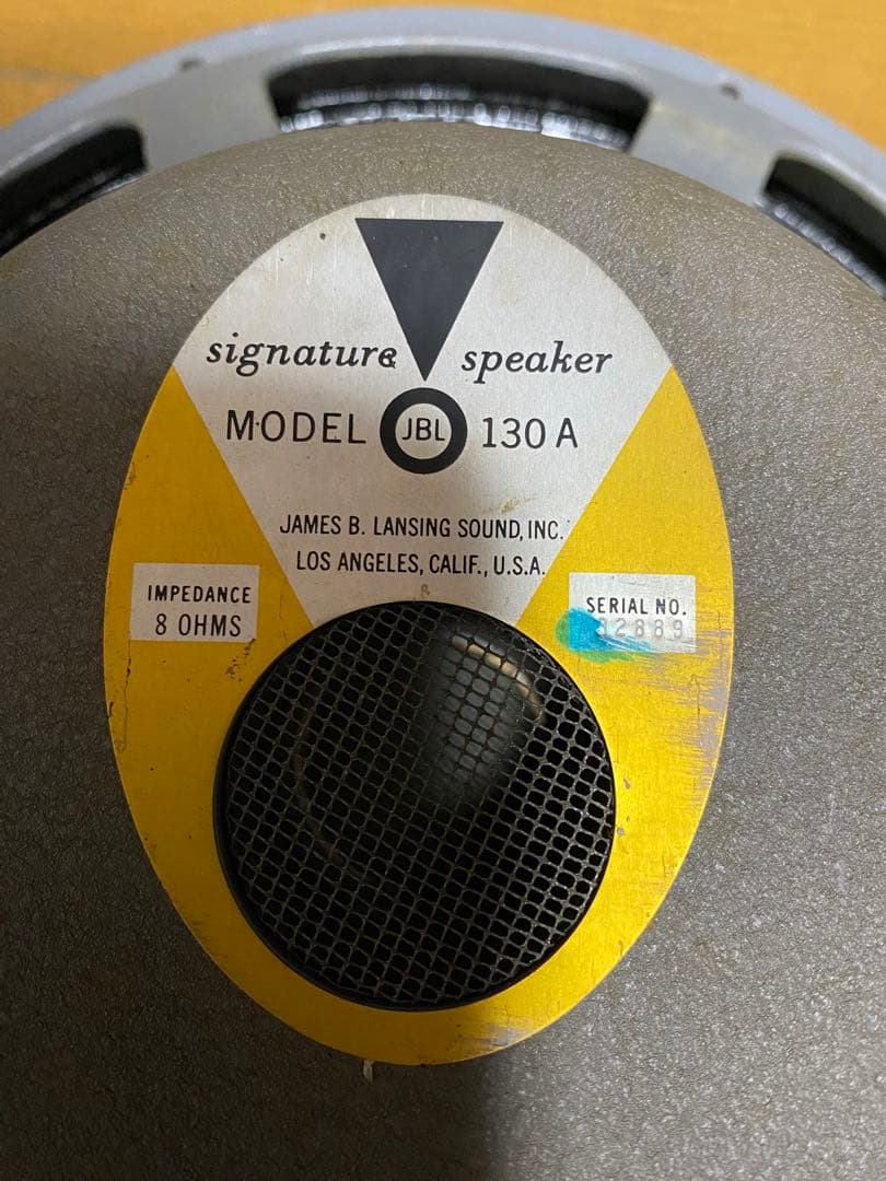 JBL 38cmコーン型ウーファーユニット 130A ペア ▽ 71EC6-10