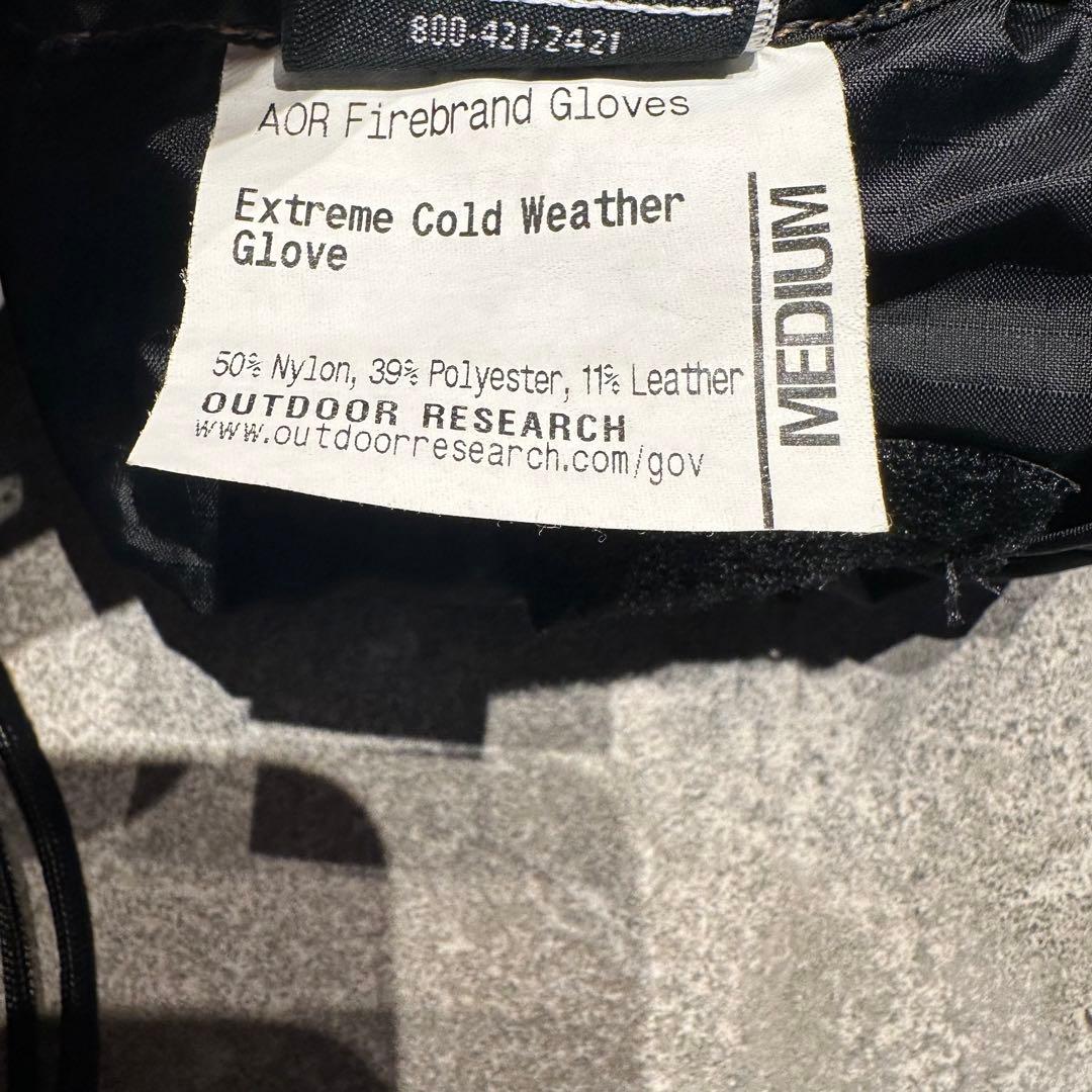 個人装備 Outdoor Research Firebrand Gloves AOR1