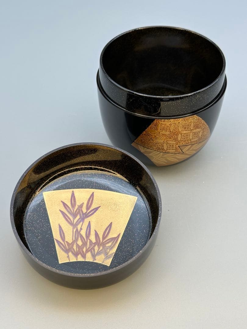 茶道具　棗　一兆　柴舟蒔絵