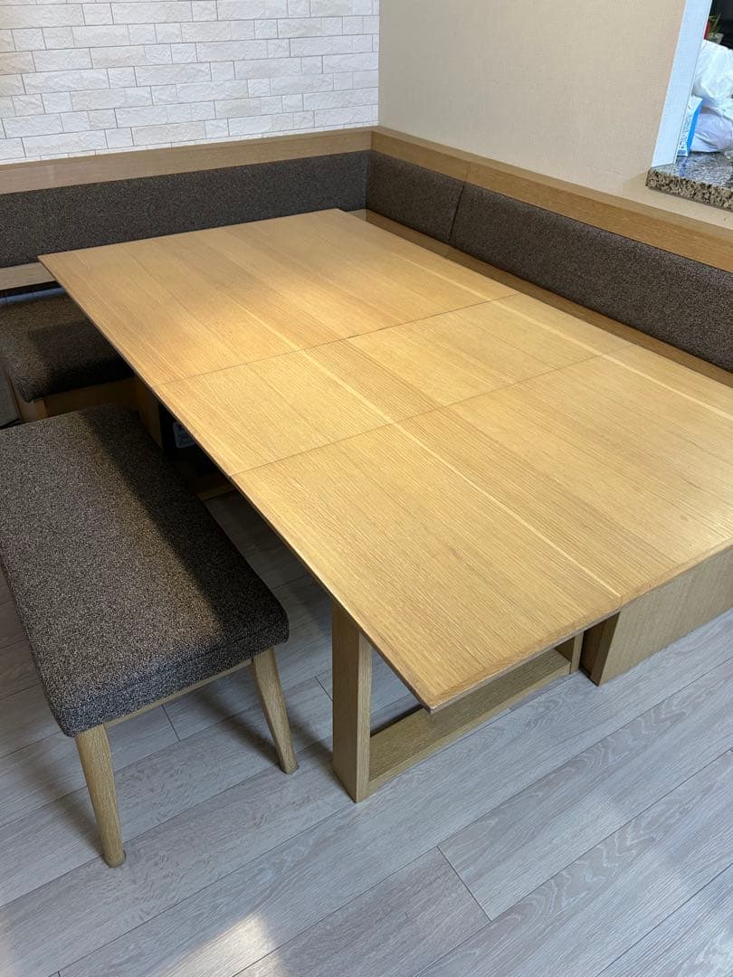 伸長テーブル リビングダイニングテーブルセット　JUST 「ジャスト」