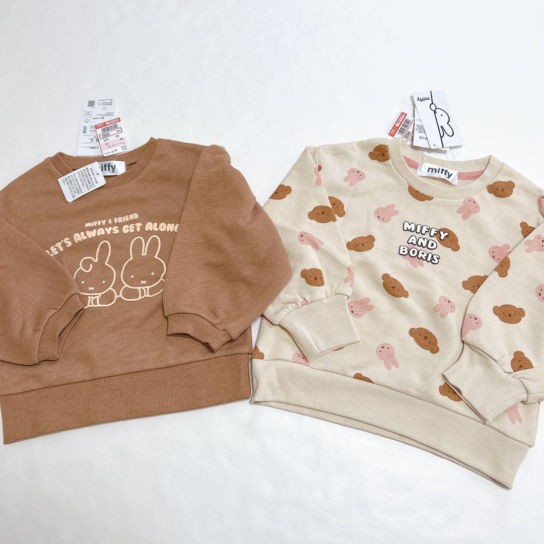 【ミッフィー】トレーナーෆ‪レギンスෆ‪ニット帽19点セット100cm