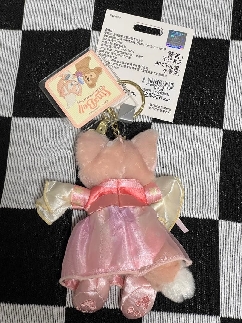 3点セット　リーナベル　上海ディズニー中秋節　ぬいぐるみキーチェーン　ぬいば