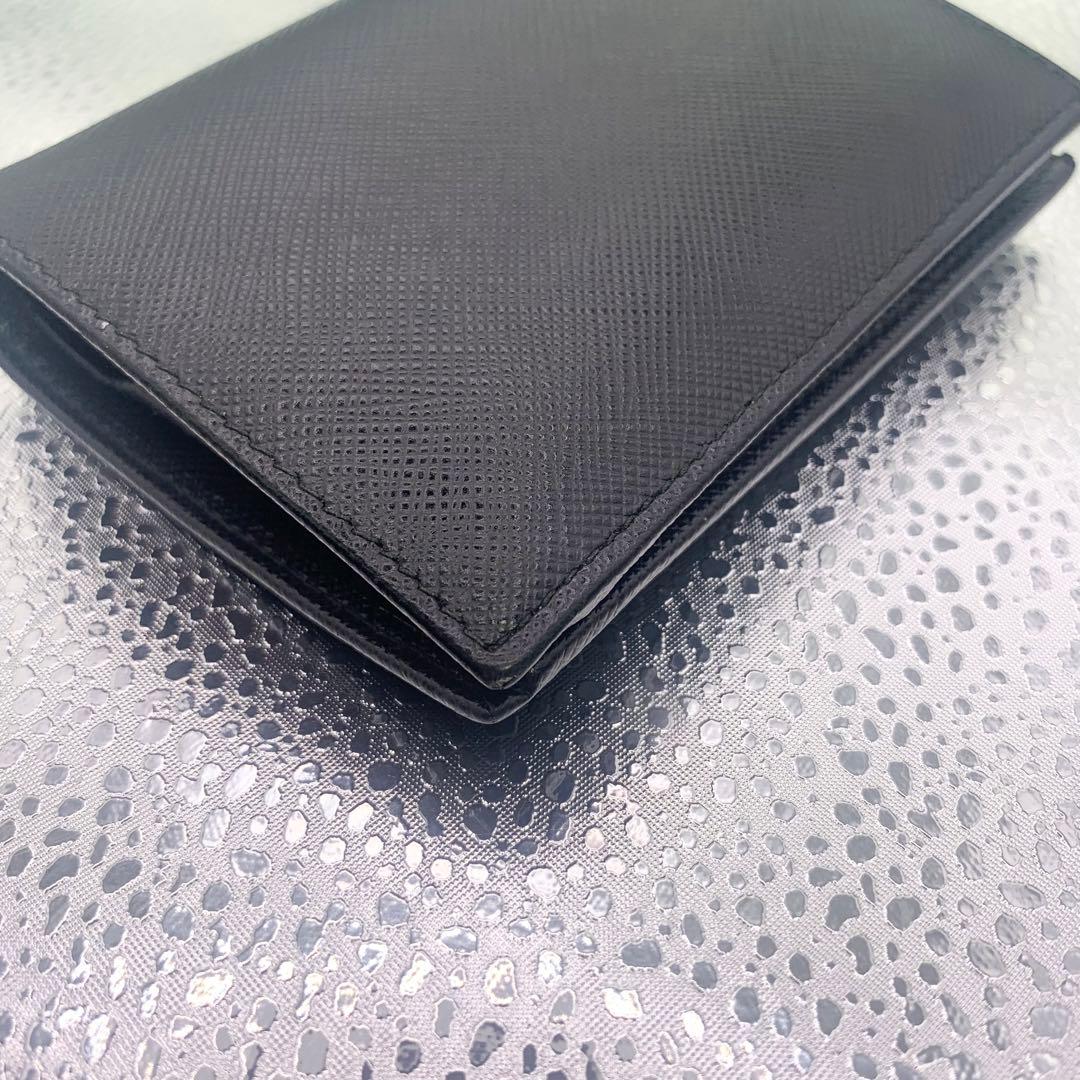 極美品！PRADA プラダ サフィアーノ 二つ折り財布 箱、ギャランティ有