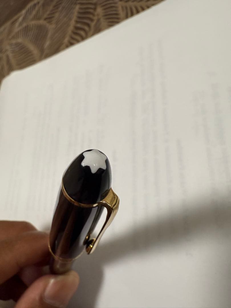 Montblanc No 146 万年筆 黒 金のペン先