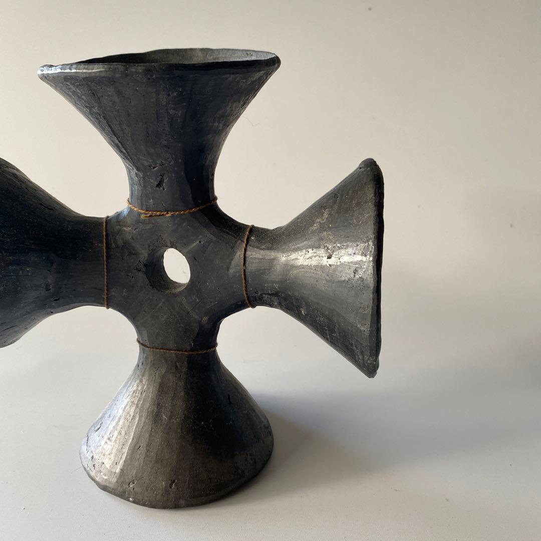 黒陶ベル イームズ メキシコ オアハカ 黒陶 ベル ミッドセンチュリー 民藝