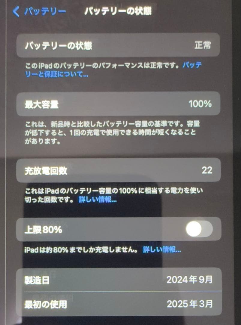 iPad mini a17pro 第7世代　128GB wifi スペースグレー