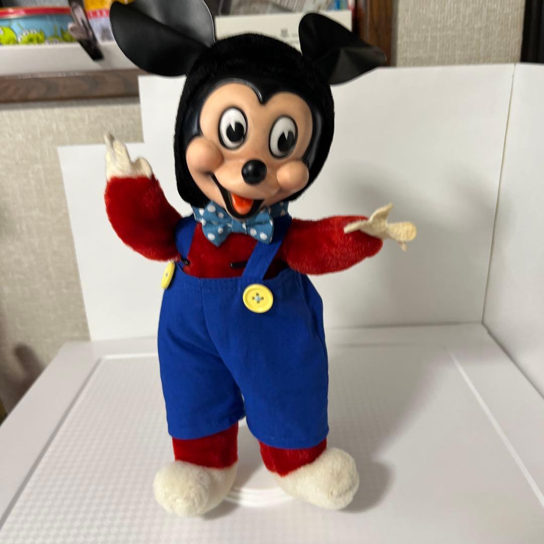 ミッキーマウス　ラバーフェイス　ドール　1960年代 ディズニープロダクション
