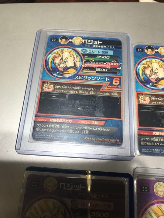ドラゴンボールヒーローズ　旧弾　８枚セット　ローダー付き