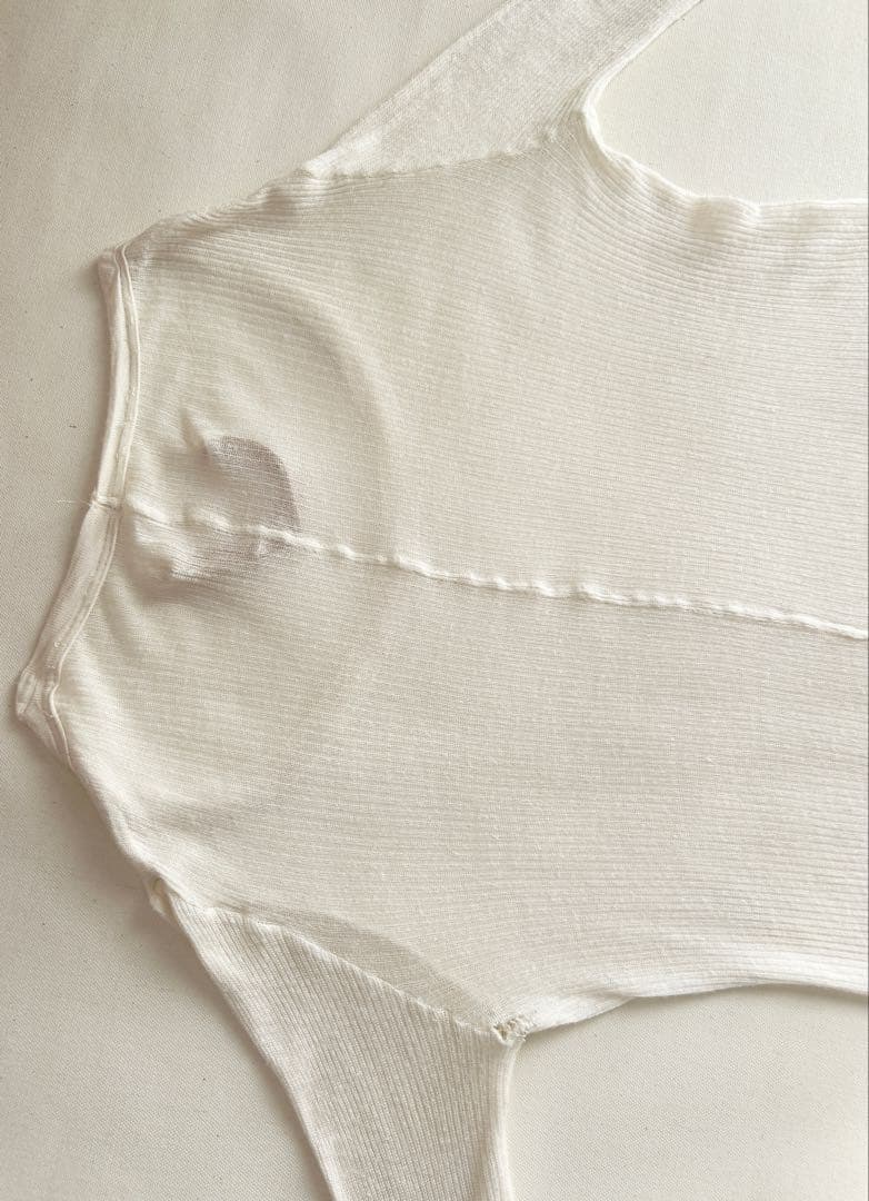 訳ありrick owens リックオウエンス リブ ノースリーブ 長袖カットソー