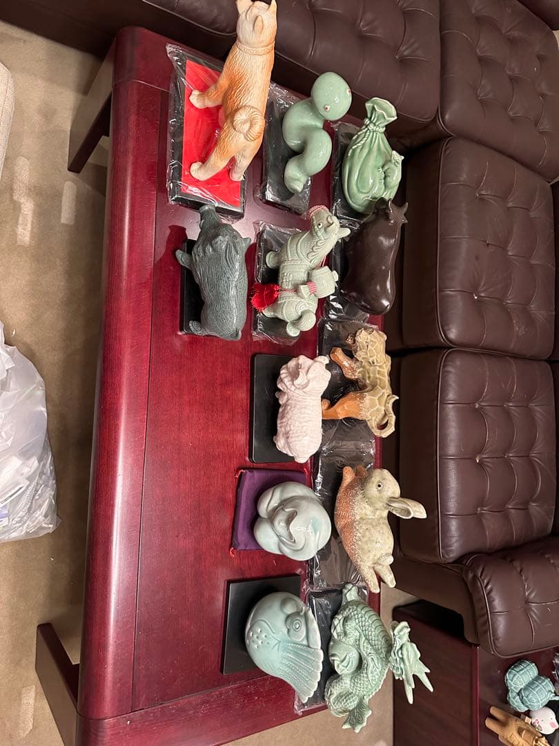 干支　陶器製　置物セット　フルセット