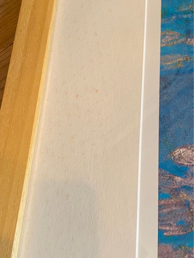 クロード•モネ 睡蓮 アート 額縁 インテリア アンティーク