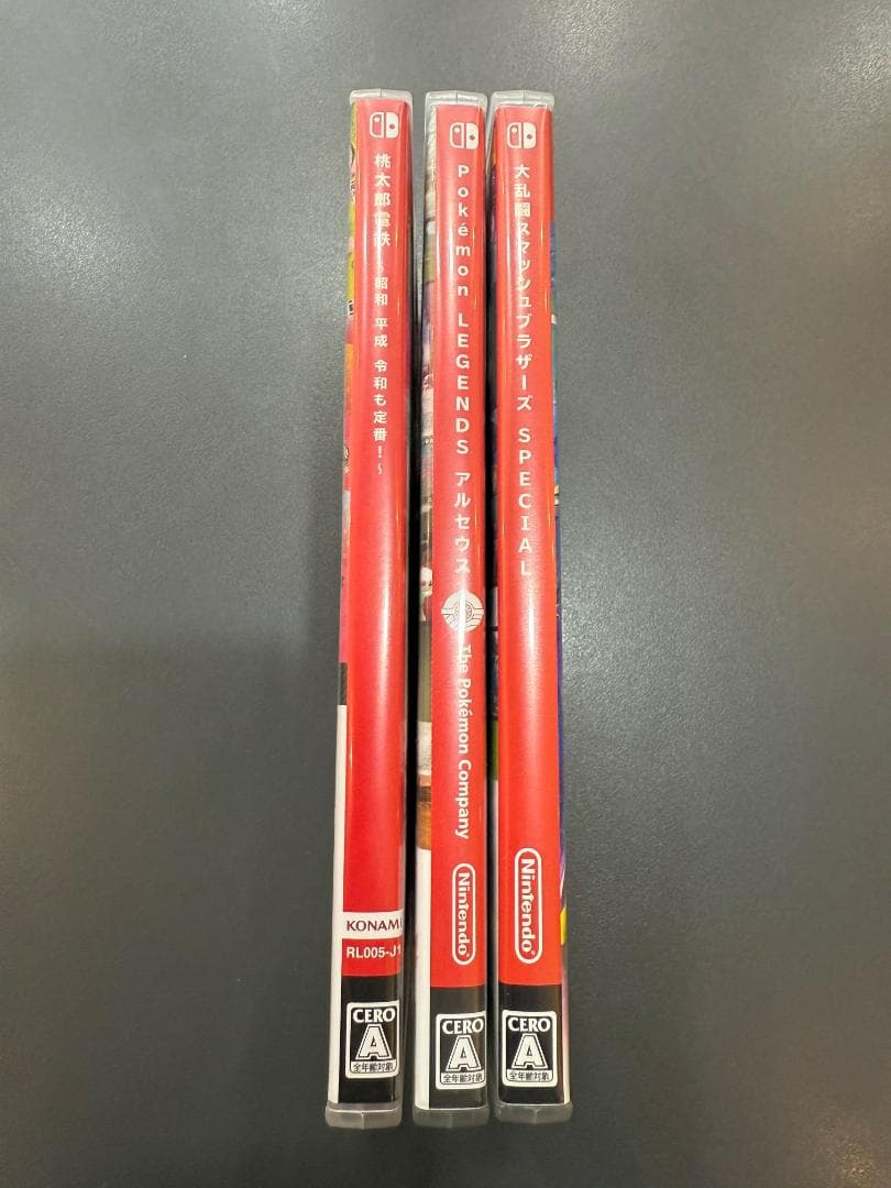 Nintendo Switch ソフト 3本セット 中古品