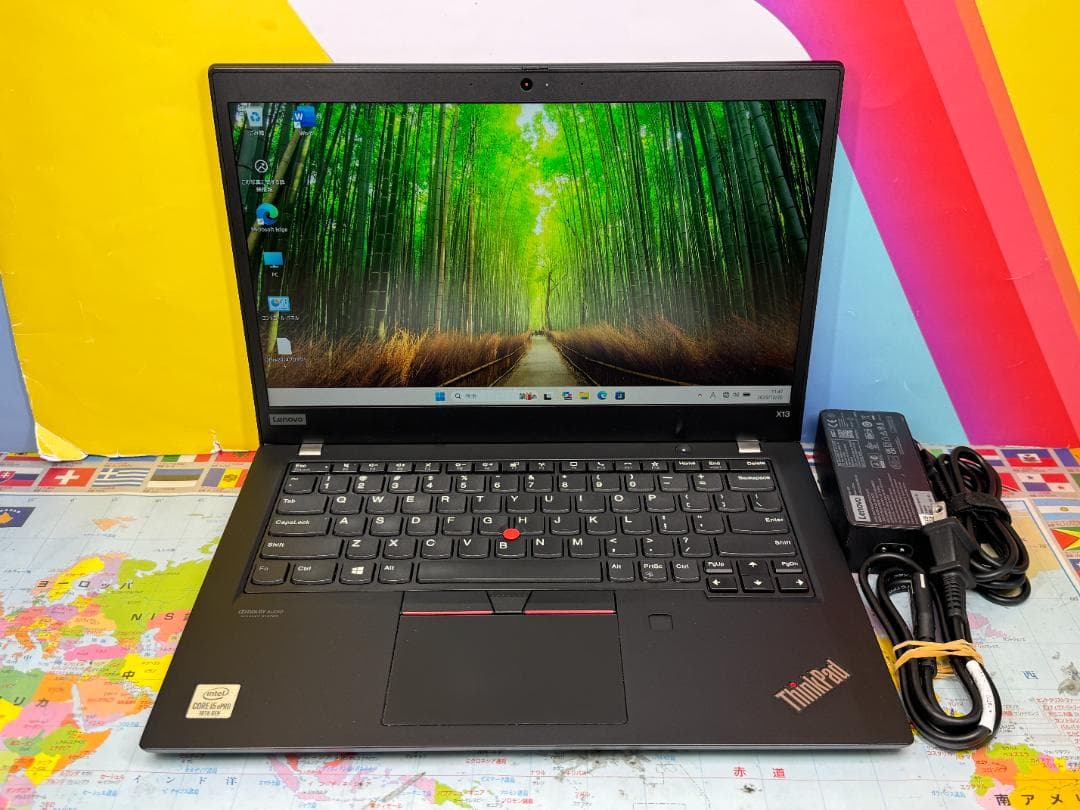 16GB・512GB 極美品 レノボ X13 綺麗 USキーボード ノートPC