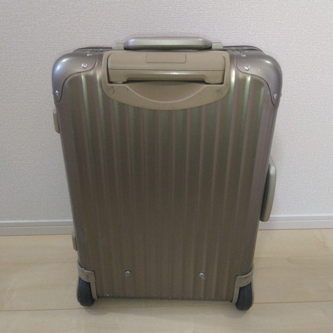 【良品・廃盤】RIMOWA リモワTOPAS トパーズ　チタニウム　32L 2輪