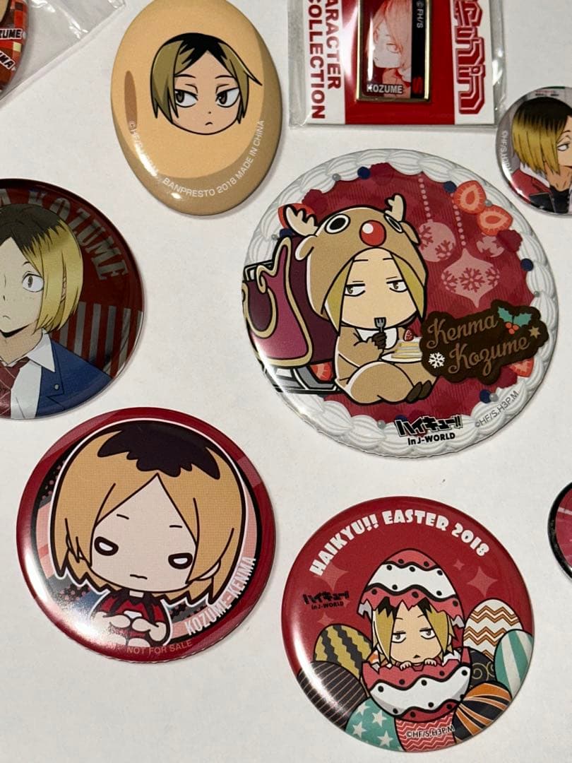 ハイキュー！！　孤爪研磨　缶バッジセット