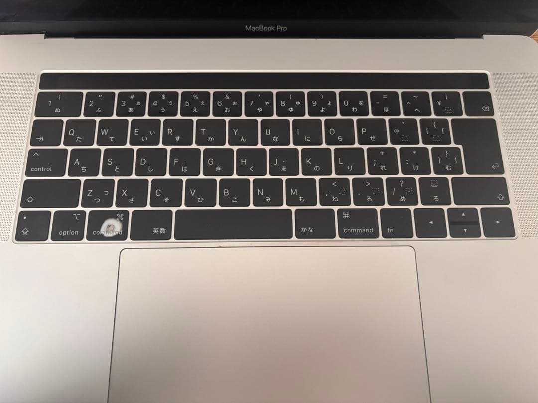 【ジャンク】2018 MacBookPro 15インチ 16GB/256GB