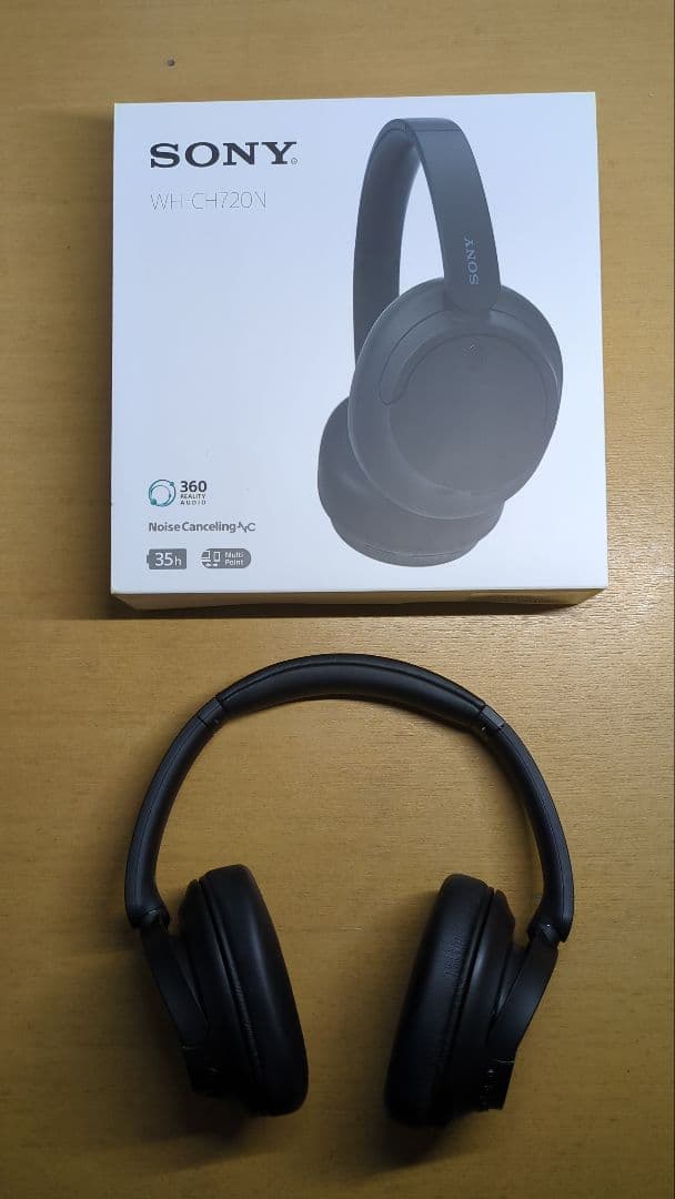 SONY WH-CH720N ワイヤレスヘッドホン ブラック