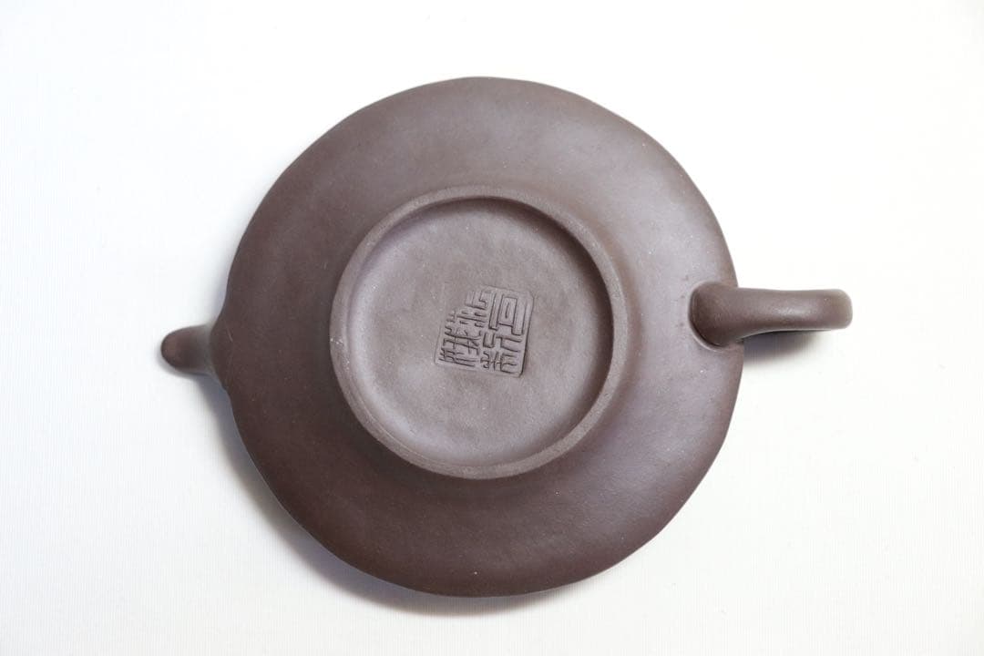 中国　紫泥急須　梁亘峨作　中国茶器　送料込み0916