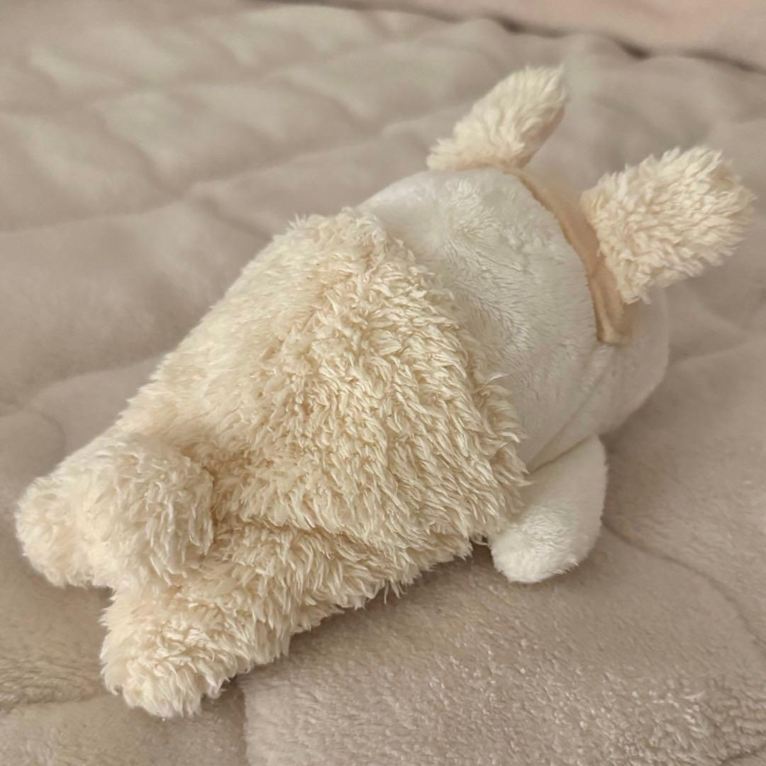 まめゴマ おめかしシリーズ ぬいぐるみ しろゴマ(うさぎ)