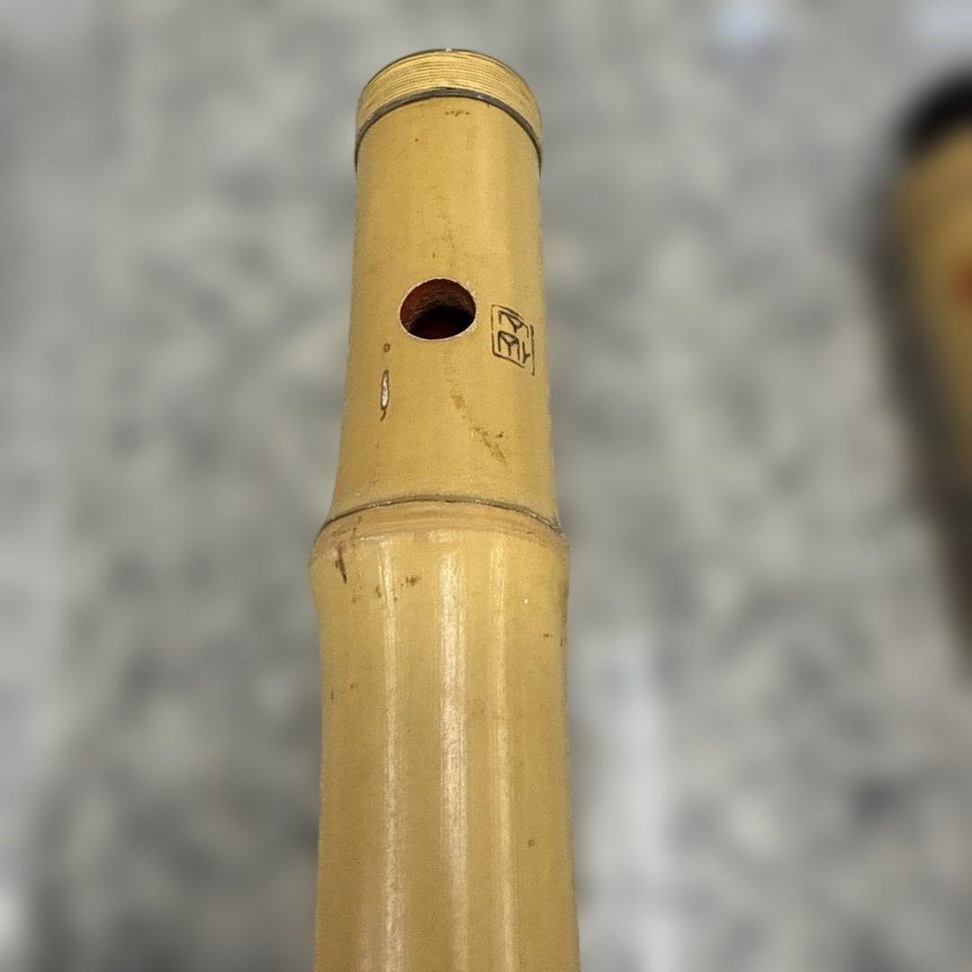 う*き様 ★竹製 尺八 本体 専用ケース付き 和楽器 古流 レトロ 小物 格安