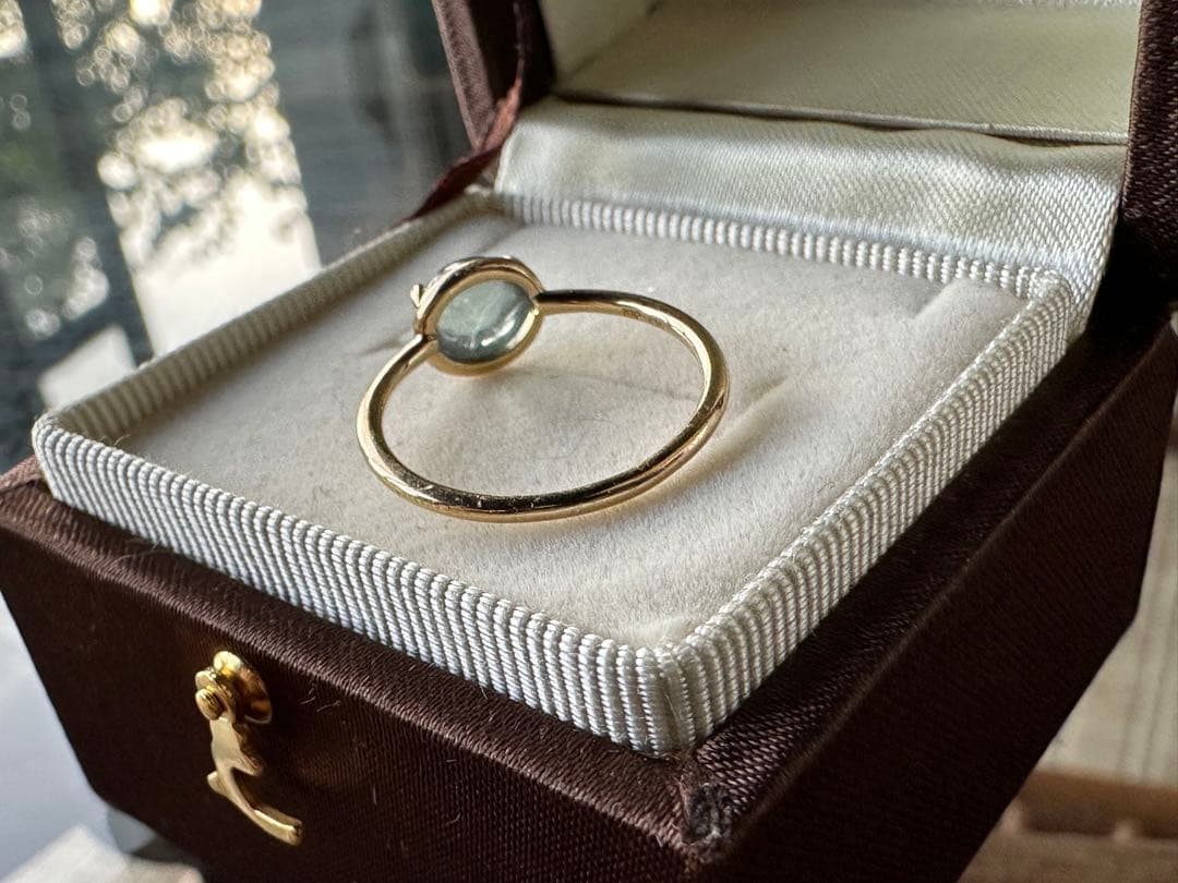 ete K10 フローライト リング