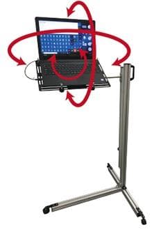 ノートPC用アシスタンド3＋アイトラッカーフレーム　視線入力　意思伝達