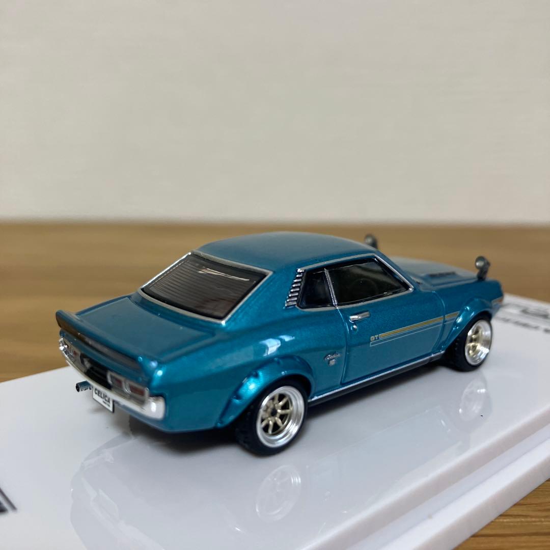 CELICA 1600GT メタリックブルー ミニカー 1/64 セリカ