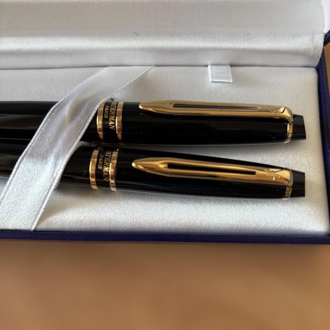 WATERMAN 万年筆・ボールペンセット 黒