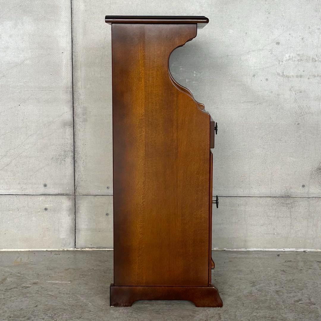 ✿Karimoku✿カリモク コロニアル 花台 収納棚 レトロモダン家具