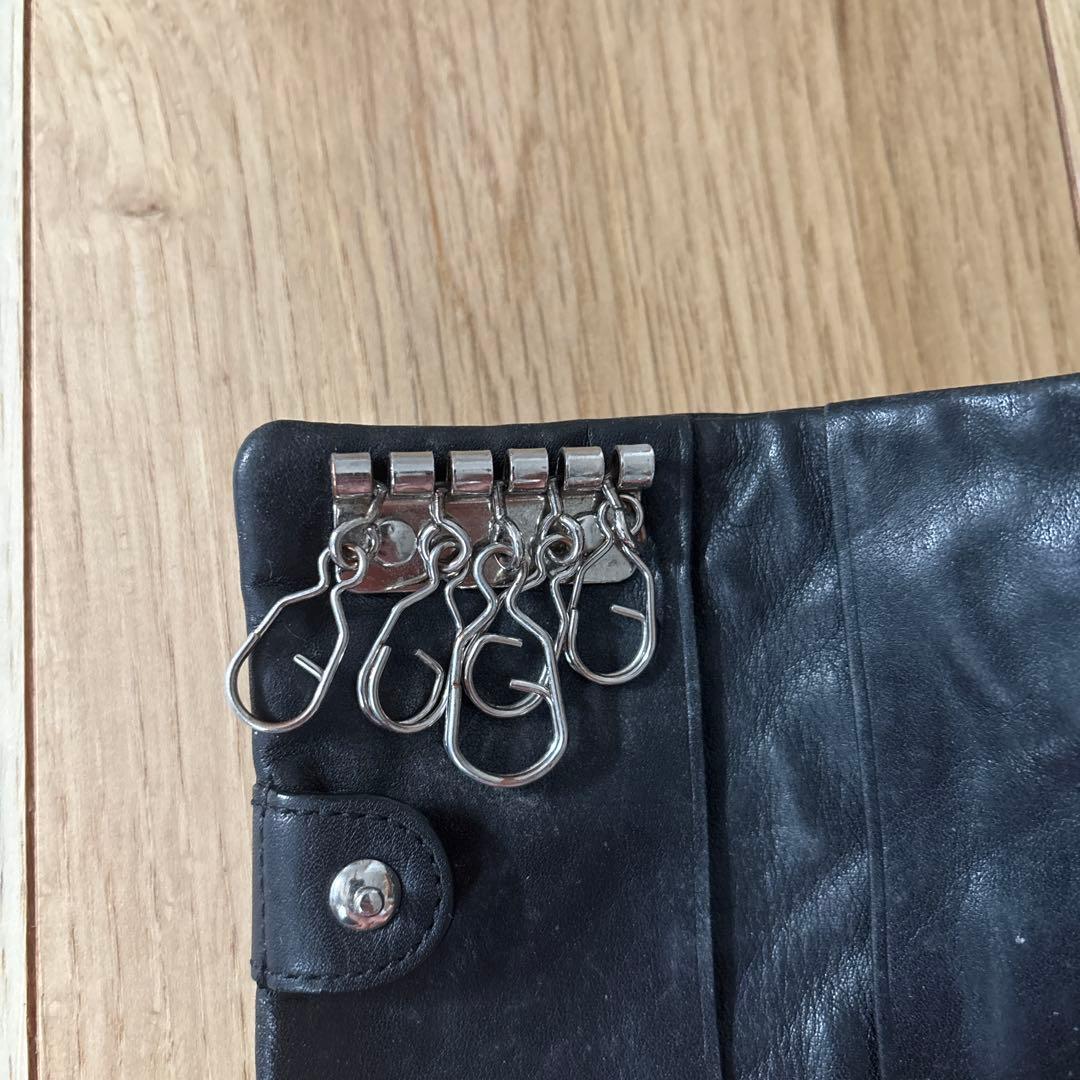 Vivienne Westwood レザー ダブルファスナーキーケース