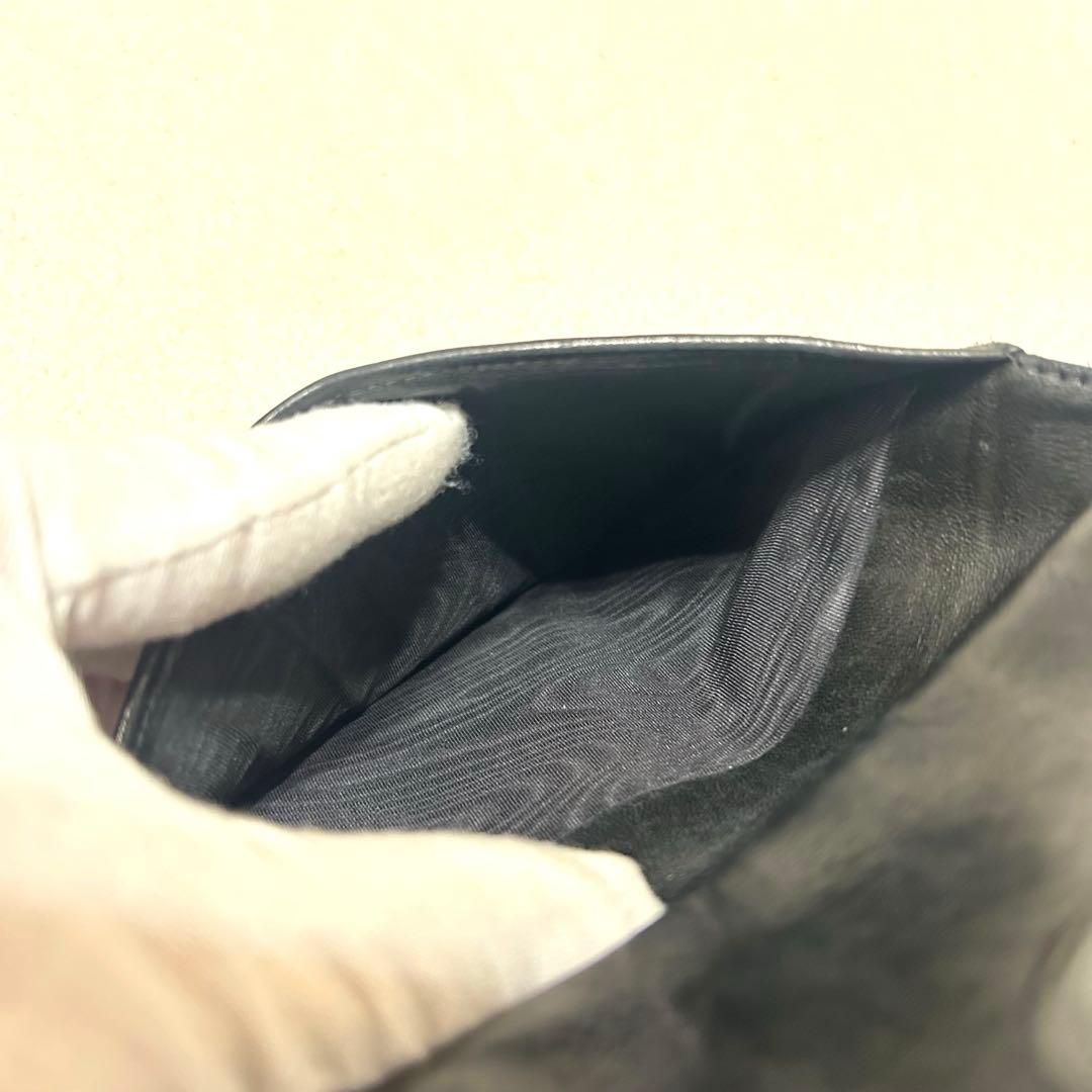 美品❗️ CHANEL シャネル　ココマーク　キャビアスキン　長財布　ブラック