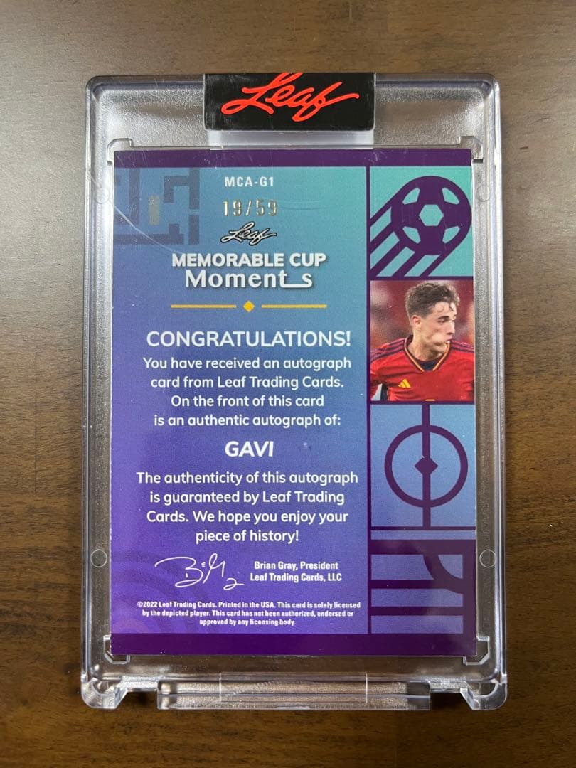 【RC】ガビ Gavi 直筆サインカード