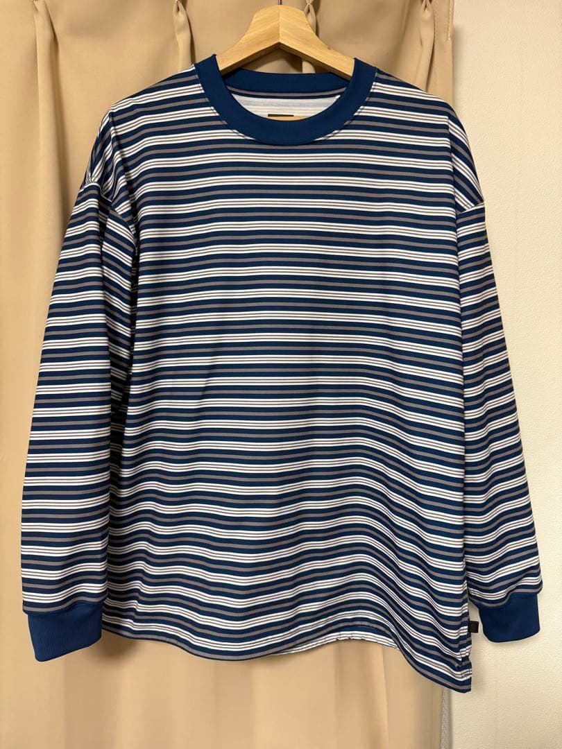 トップス DAIWA PIER39 DRAWSTRING MULTI BORDER