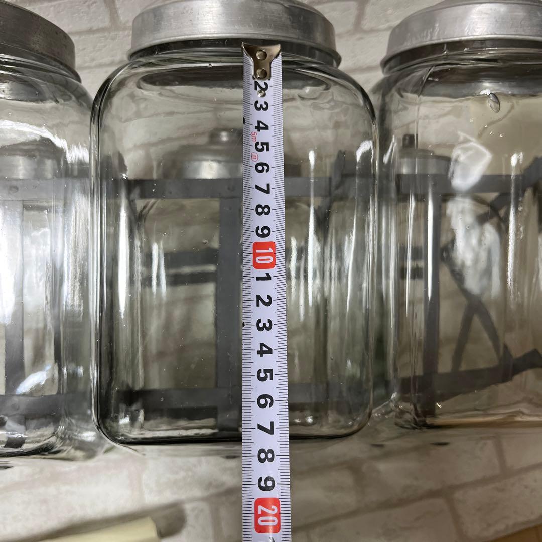 駄菓子瓶　6連　レトロ