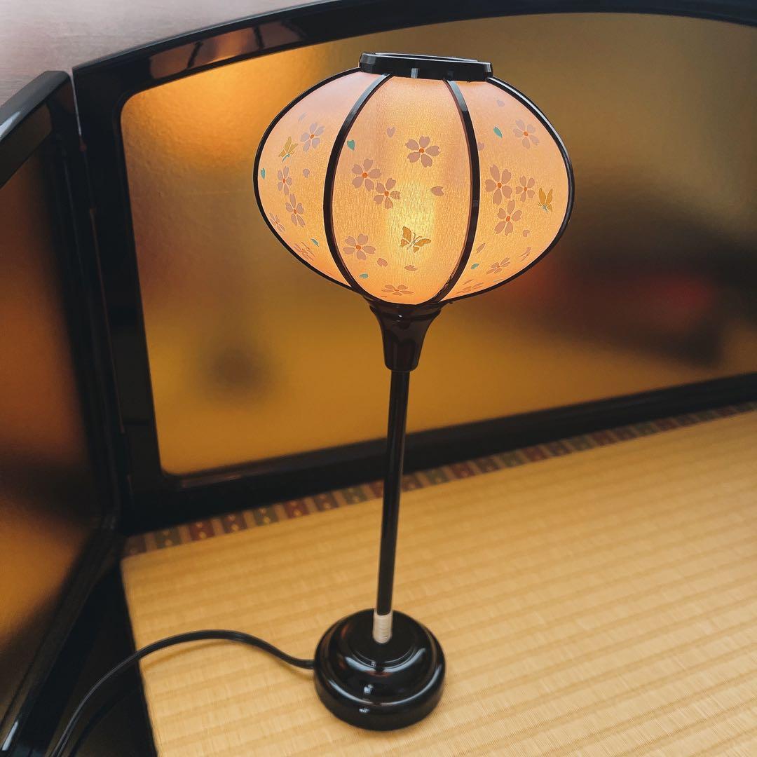 雛人形 親王飾りほぼ新品！吉兆雛 柴田家千代 花飾り 提灯付き