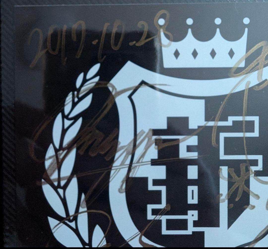 新しい学校のリーダーズ　公式リリイベ時直接もらった全員のサイン入りステッカー本物