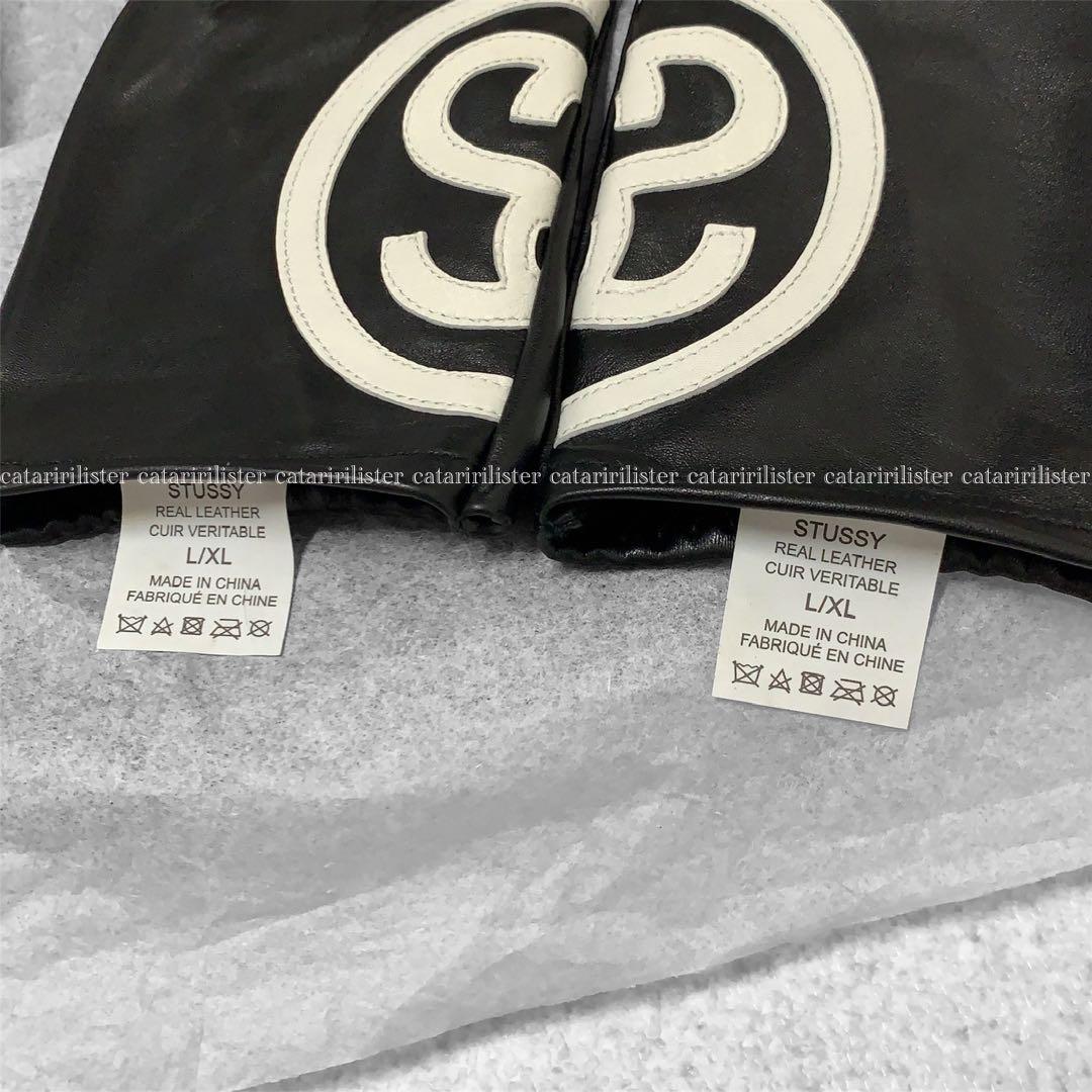 KEIJU着用 Stussy SS LINK LEATHER GLOVES 新品