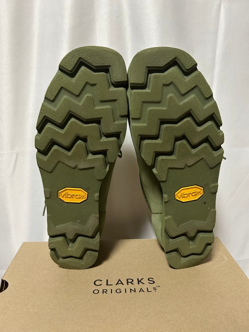 靴 Clarks WALLABEE GTX LODEN GREEN 28cm