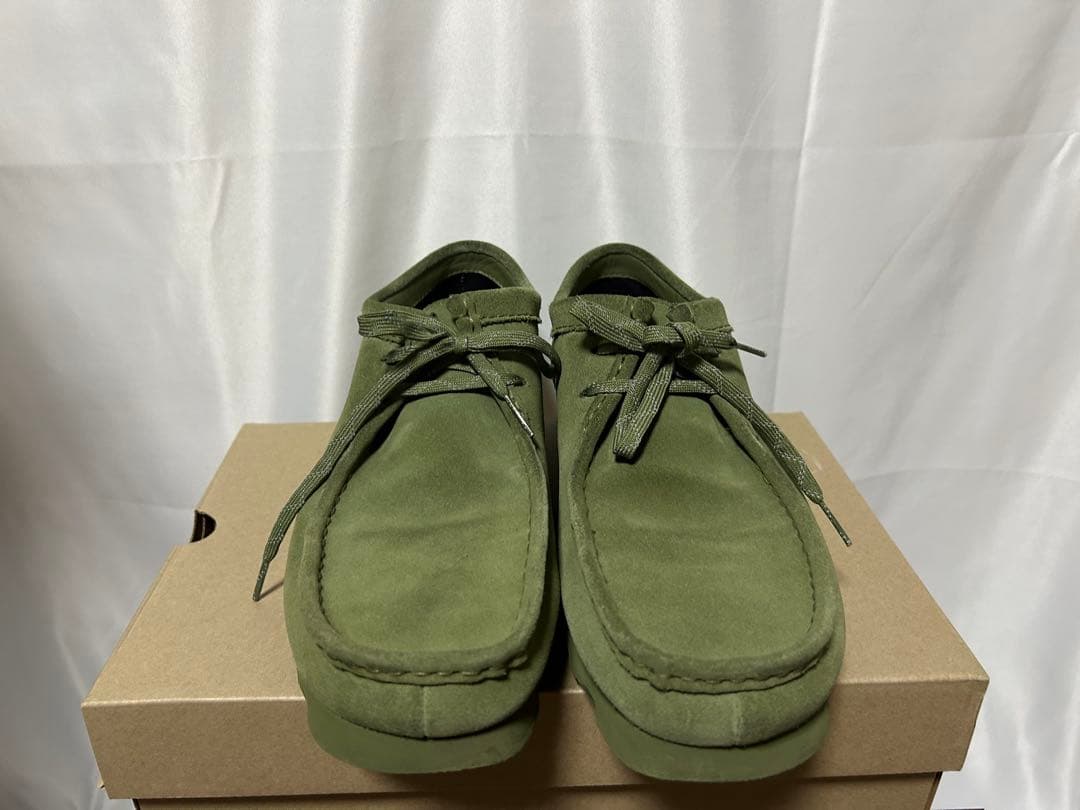靴 Clarks WALLABEE GTX LODEN GREEN 28cm
