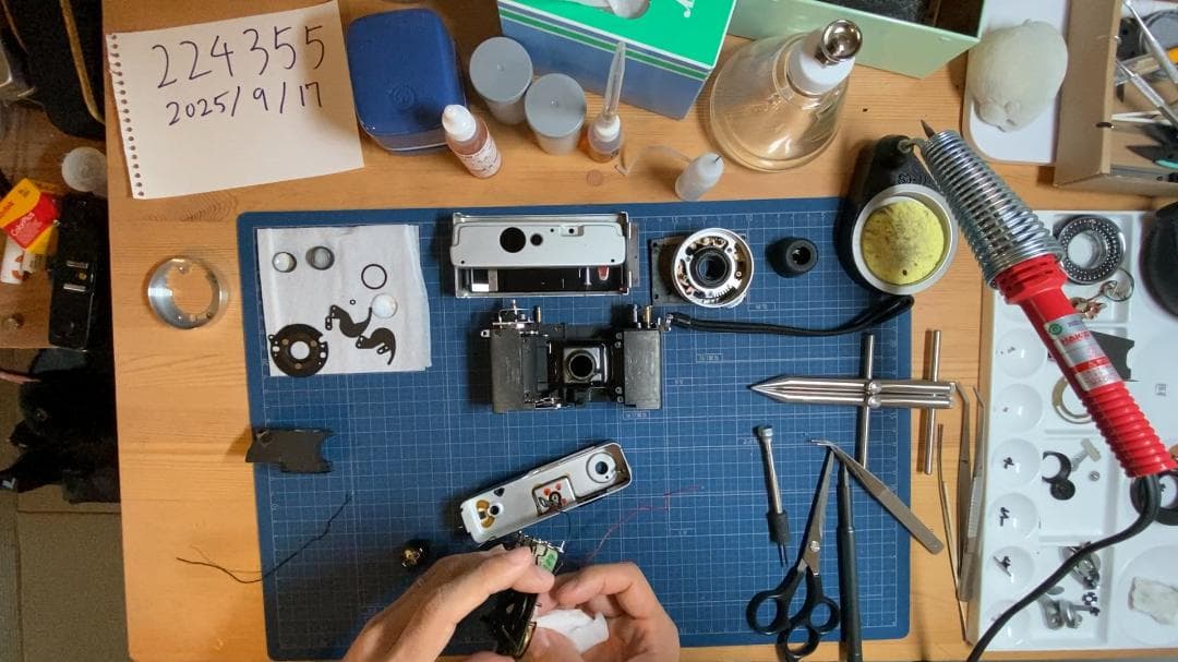 Konica C35 flash matic グリーン【整備済完動品】